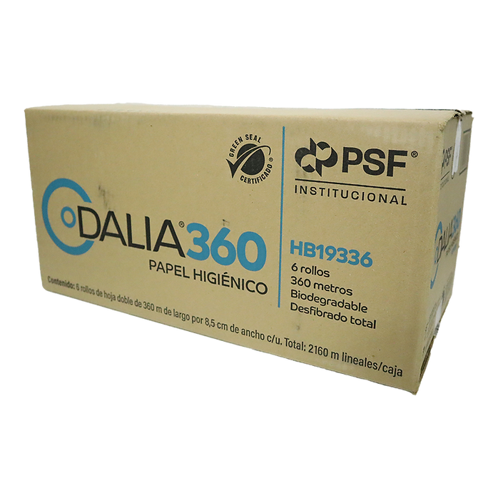 5 Cajas papel hig. Dalia de 360 mts. (promo)