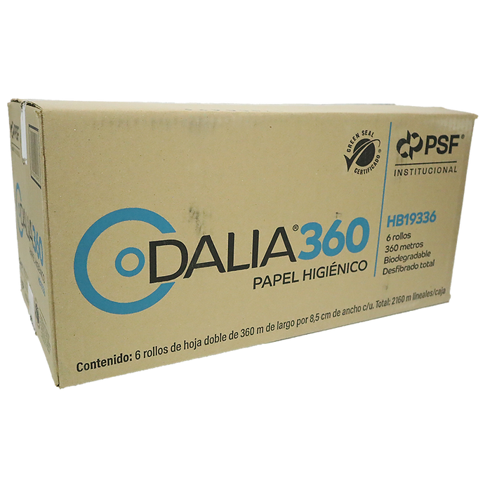 5 Cajas papel hig. Dalia de 360 mts. (promo)