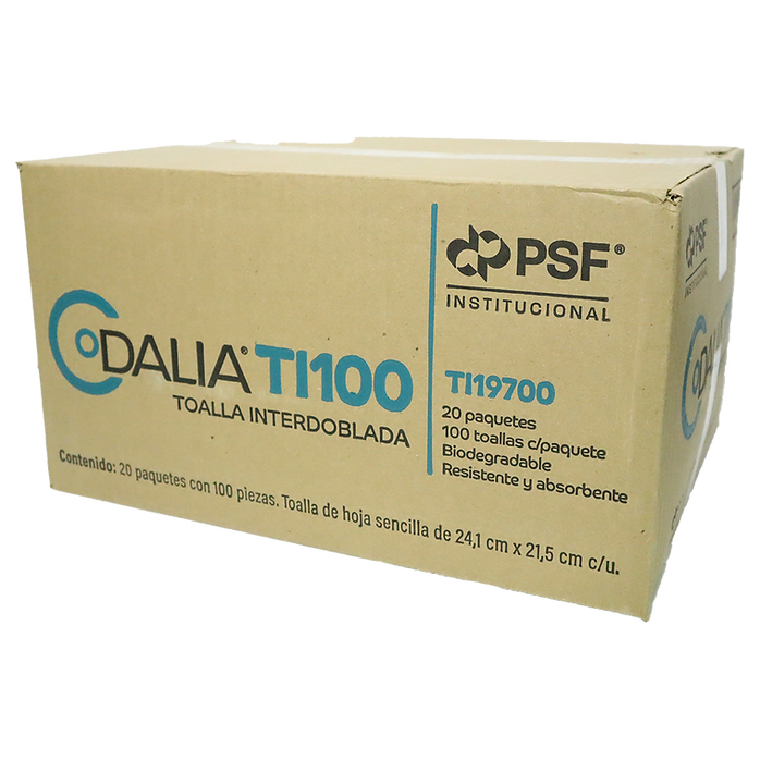 5 Cajas toalla int. blanca Dalia (promo)