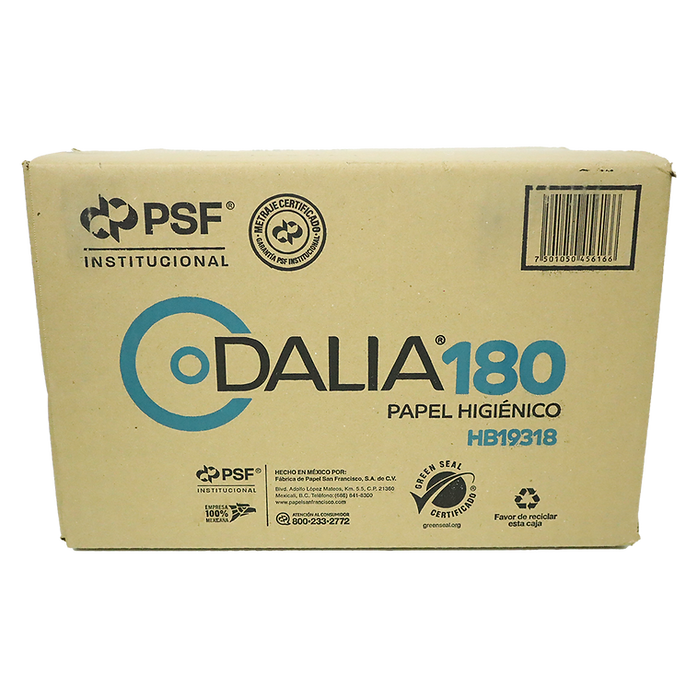 Caja papel hig. Dalia 180 mts.