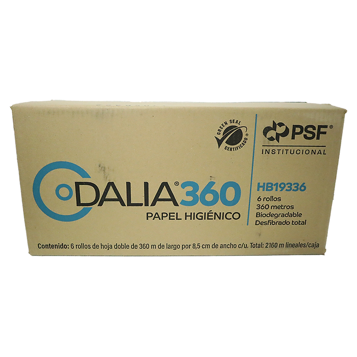 Caja papel hig. Dalia 360 mts.