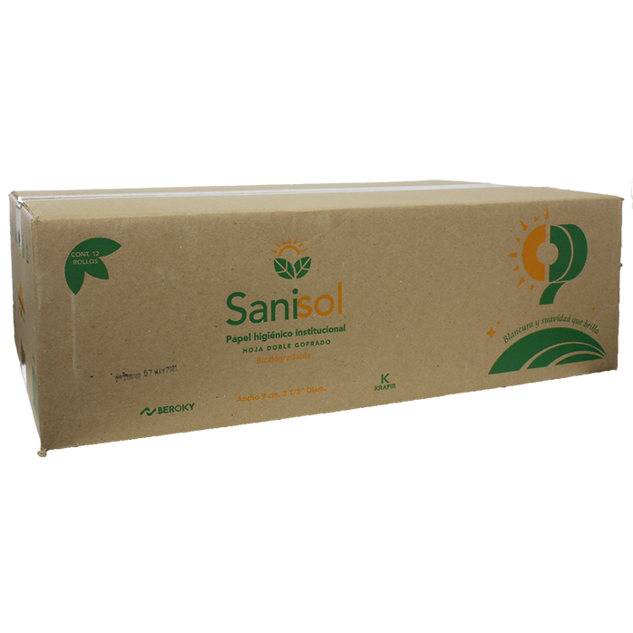 Caja papel hig. sanisol 180 mts.