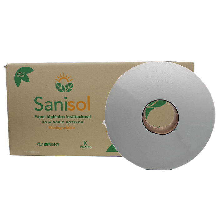 Caja papel hig. sanisol 360 mts.