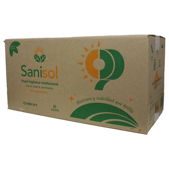 Caja papel hig. sanisol 360 mts.