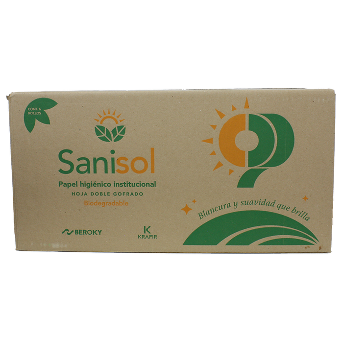 Caja papel hig. sanisol 360 mts.