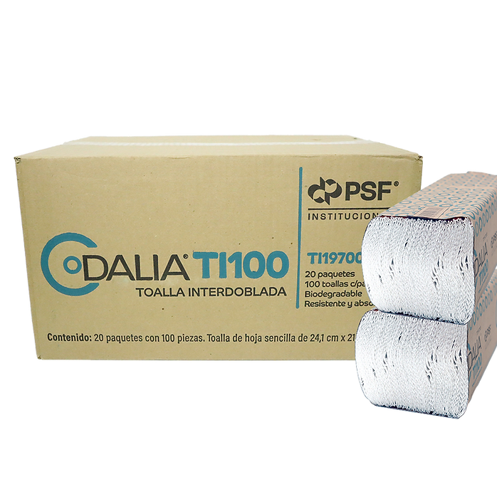 Caja toalla int. blanca Dalia