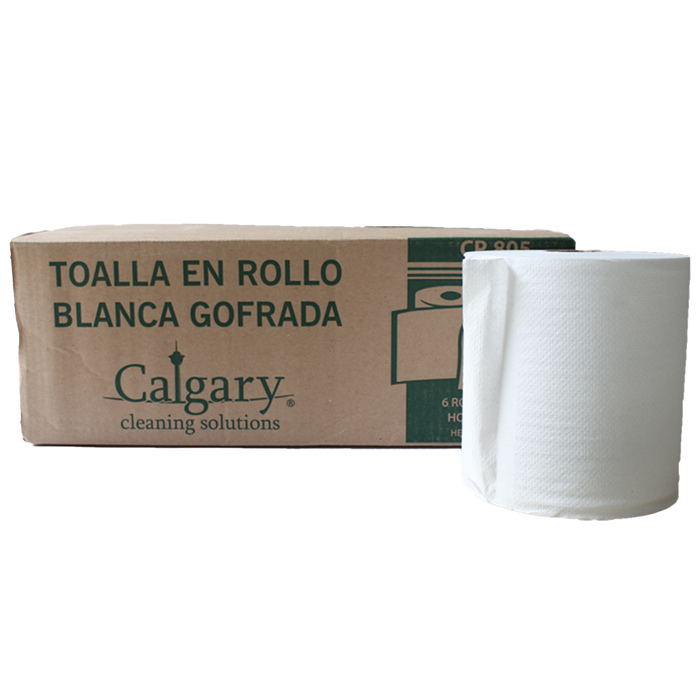 Caja toalla rollo blanca calgary