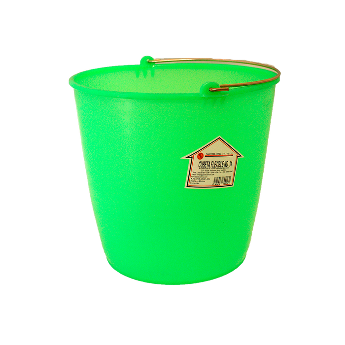 Cubeta flexible #14 (10 Lts.) varios colores