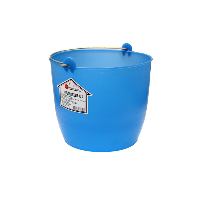 Cubeta flexible #8 (4 Lts.) varios colores