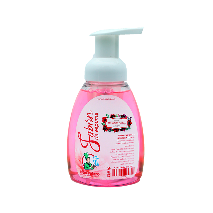 Jabón de espuma sensación floral 245ml.
