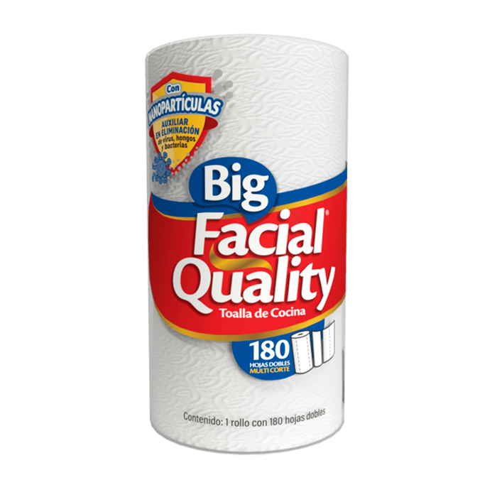 Big Facial Quality Toalla de cocina 180 Hojas