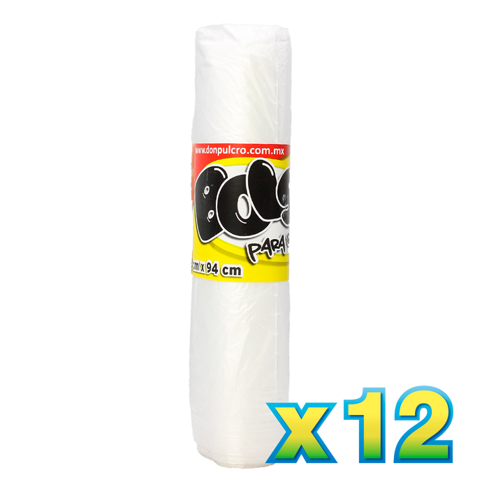 Bolsa transp 25 pzas. 76x94 cm. (promo)