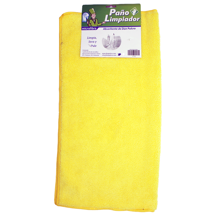 Paño Absorbente amarillo 40x40