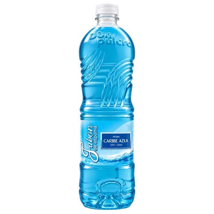 Jabón de espuma Caribe azul 1 LT.