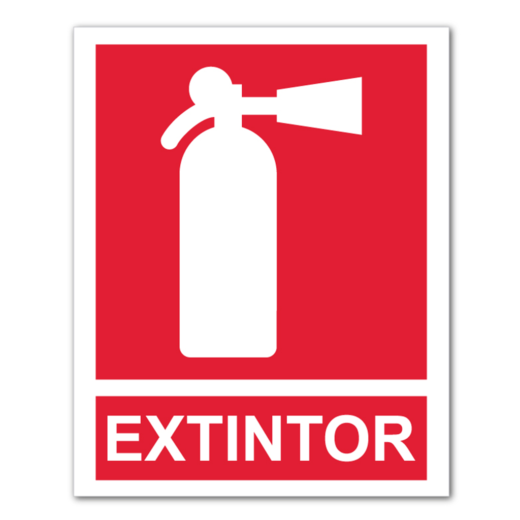 Letrero extintor econo. — Don Pulcro