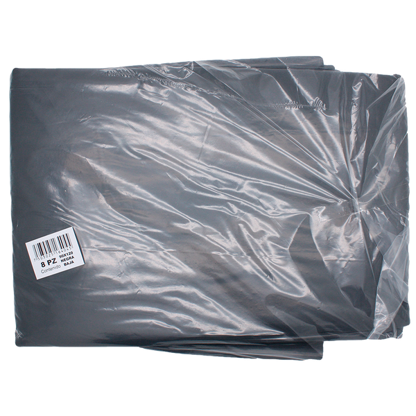 Bolsa negra 90x120 cm 8 pzas.