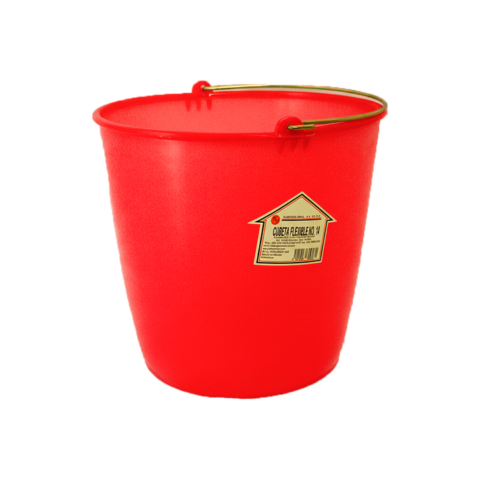 Cubeta flexible #14 (10 Lts.) varios colores