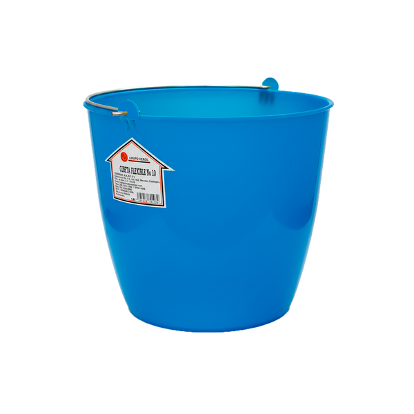 Cubeta flexible #10 (8 Lts.) varios colores