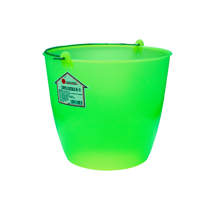Cubeta flexible #10 (8 Lts.) varios colores