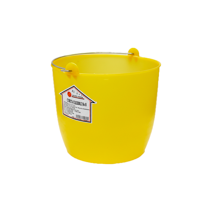 Cubeta flexible #8 (4 Lts.) varios colores