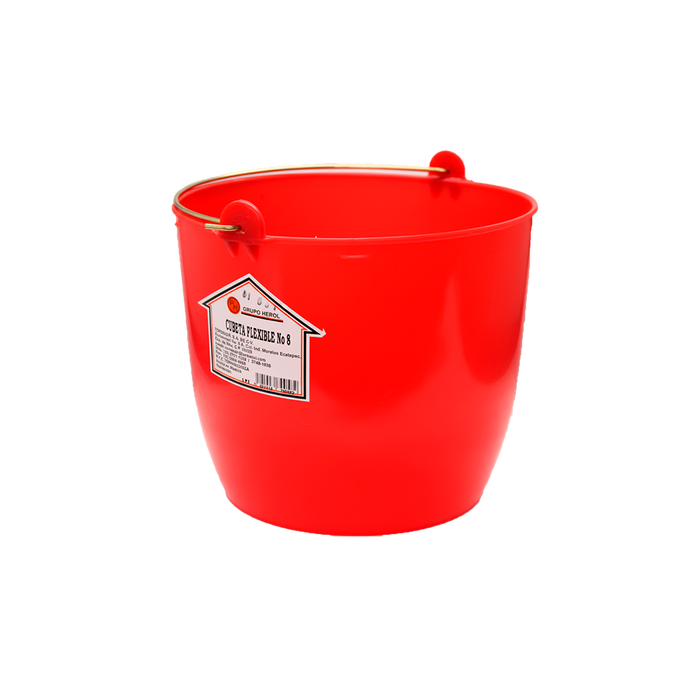 Cubeta flexible #8 (4 Lts.) varios colores