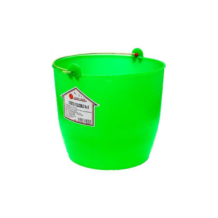 Cubeta flexible #8 (4 Lts.) varios colores