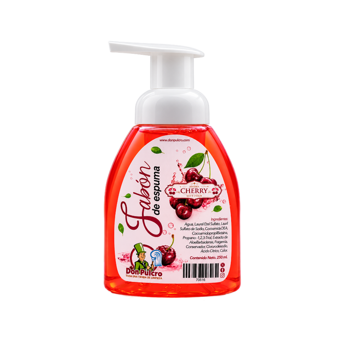 Jabón de espuma Cherry 250 ml.