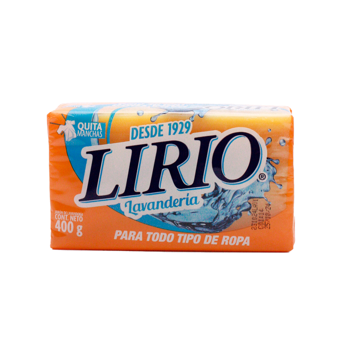 Jabón lirio amarillo 400 gr.