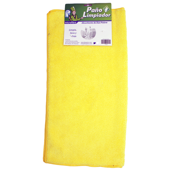 Paño Absorbente amarillo 40x40