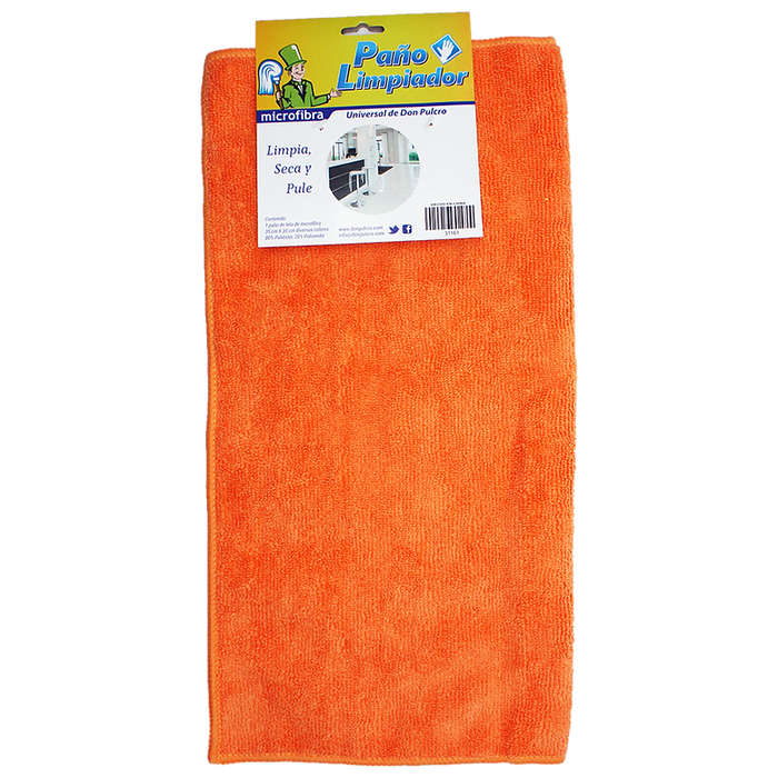 Paño universal microfibra 35x35