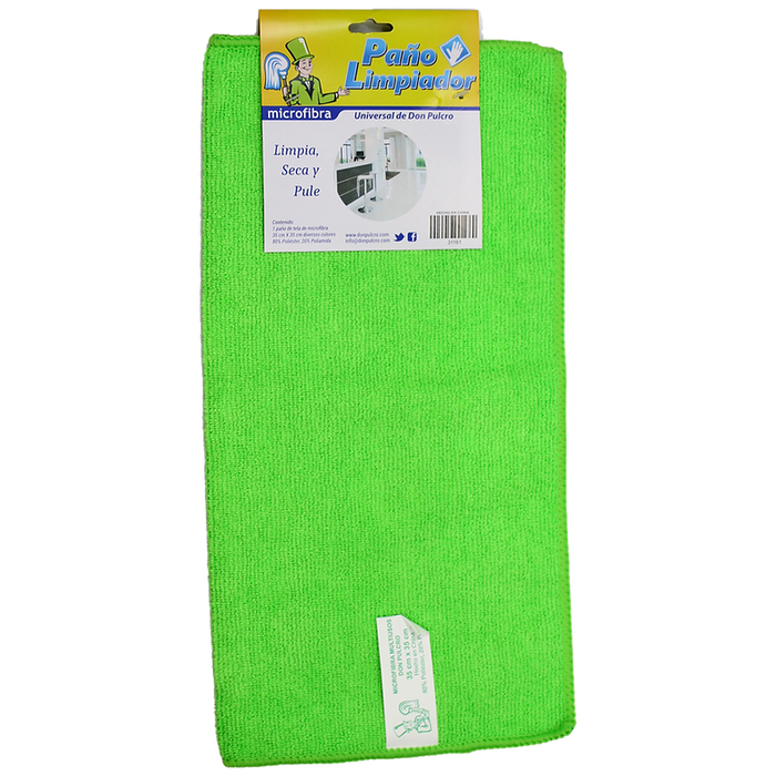 Paño universal microfibra 35x35