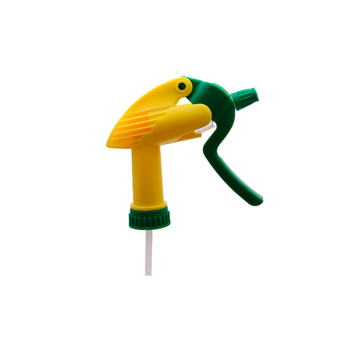 Atomizador uso rudo amarillo con verde repuesto
